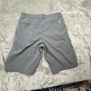 Hang Ten Gray Striped Chino Shorts Men's Size 32